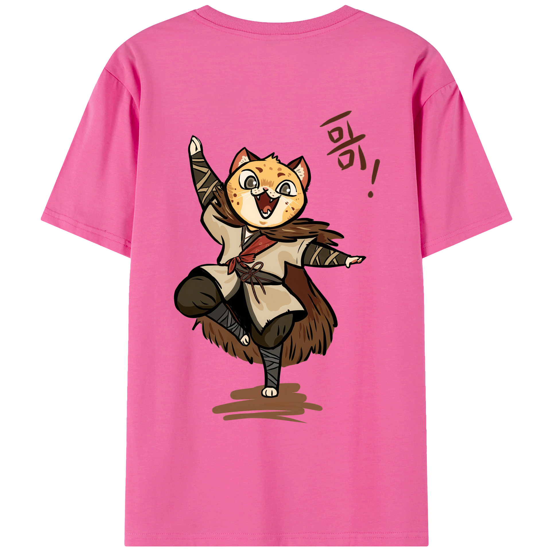（画像用） Ne Zha 2 ナタ 魔童の大暴れ レディース半袖Tシャツ(バックプリント)